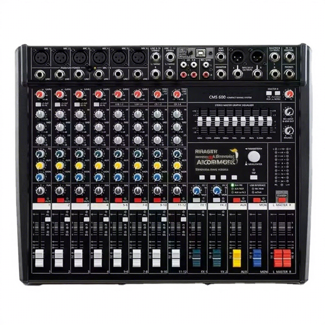 CMS1000-3 Professional Music Studio Sound Mixer with Touch LCD Display Surround Sound 1000W Power for Disco/Bar/Club/Home Use