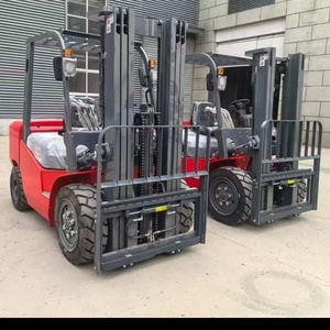 Direktlieferung ab Chinesischer Fabrik 3-Tonnen Diesel-Gabelstapler Standard 3M 3,5M 4 Meter Hubhöhe Schwerlast-Verbrennungsmotor-Gabelstapler - Product Image 3