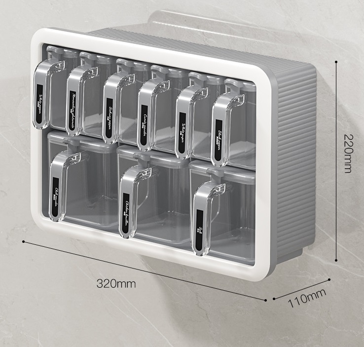 Gris 9 compartimentos