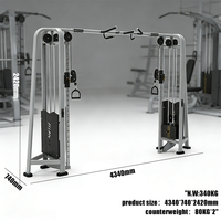 Équipement de musculation professionnel à prix abordable pour salle de sport commerciale – Appareil multifonctionnel de musculation avec câble croisé réglable