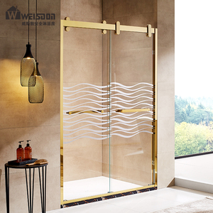 Barato y agradable personalizado puerta <span class=keywords><strong>corredera</strong></span> de <span class=keywords><strong>ducha</strong></span> <span class=keywords><strong>para</strong></span> apartamento - Product Image 1