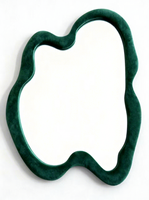Miroir sur pied pleine longueur avec grand cadre en bois pour décoration intérieure, vente en gros, personnalisable