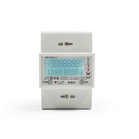 Medidor de Energía Prepago Fengyilong DRT-341C Modbus/m-bus, Aprobado por MID, Trifásico 4P con Pantalla LCD