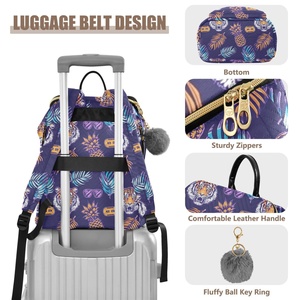 Fashion purple Color Quilted <b>Ladies</b> <b>Backpack</b> Bag Waterproof Outdoor Leisure Travel Fashion Large <b>Backpacks</b> - Product Image 4