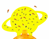 Fruitvliegenval Effectieve Fruitvliegenvanger Muggenmoordenaar Met Sticker Voor Binnenshuis