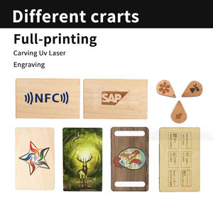 Cartões de Chave de Hotel de Madeira à Prova d'Água ISO14443A 13.56MHZ 1K F08 - Product Image 4