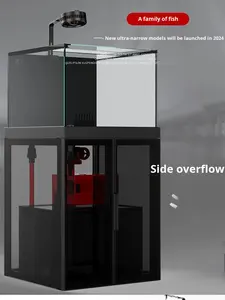 ตู้ปลาแก้วในร่มพร้อมไฟกรองด้านล่าง ดีไซน์หรูหรา สั่งทำได้ ไม่ต้องเปลี่ยนน้ำ ตู้ปลาสำหรับคนขี้เกียจ - Product Image 6