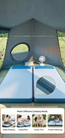 Colchón de Aire Inflable Portátil con Almacenamiento Integrado, Lavable y Ensamblable, para Camping, Senderismo, Hogar, Invitados y Descanso, Venta al por Mayor