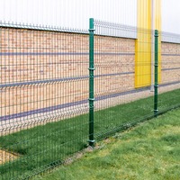 Clôture en fil métallique soudé en V 3D facile à assembler pour les bordures de jardin et l'aménagement paysager