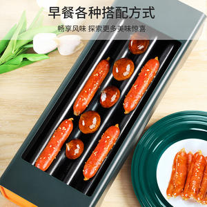 Machine à griller les saucisses personnalisée, mini-gril électrique de table antiadhésif pour la maison, le dortoir, le petit-déjeuner, 10L ou moins - Product Image 1