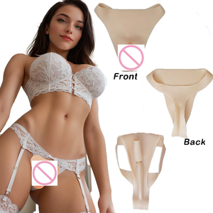 Culotte en silicone effet vagin, string dissimulant le gaff, pour transgenres, drag queens, sissy, sous-vêtements sexy - Product Image 3