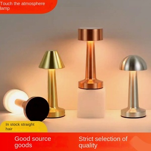 Lampe de table portable de luxe moderne, ambiance bar-restaurant, rechargeable par USB, commande tactile, forme haltère, pagode, <span class=keywords><strong>champignon</strong></span> - Product Image 3