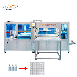 Hoàn toàn tự động làm túi và niêm phong hệ thống rỗng chai đóng bao máy PP HDP máy đóng gói - Product Image 2