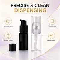 Flacon pompe mini personnalisé pour sérum et lotion cosmétique – Emballage transparent, noir, blanc – Contenant vide en plastique OEM/ODM