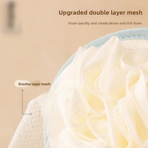 Cartoon Animal Round Bath Flower Scrubber Cute Dual purpose Scrubber Bath Bath Scrubber - Product Image 5