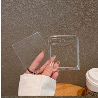Nouvelle conception d'étui de téléphone pliable en PC rigide pour Samsung Galaxy Z Flip 7 7fe, étui transparent pour Z Flip Cover 7 6 5 4 3