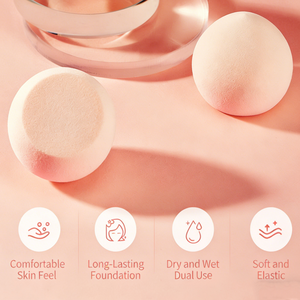 Spugna per Trucco Bounce, Uso Asciutto e Bagnato, Morbida e Delicata, Applicatore per Trucco, Etichetta Privata, Spugna Cosmetica Lavabile a Forma di Uovo - Product Image 3