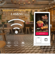 Kiosque à écran tactile de style modulaire Système de commande en libre-service avec imprimante Support POS Machine Kiosque de paiement pour restaurant