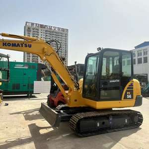 Excavatrice Komatsu PC56 d'occasion, 5,6 tonnes, modèle populaire du Japon, en bon état de marche, en stock - Product Image 4