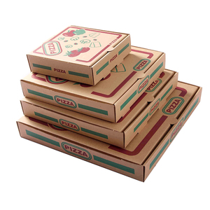 Custom 10 12 14 13 16 5x5 Inch Packaging Corrugated White Customizable Slice Plain Heat Pizza Boxes For Cif