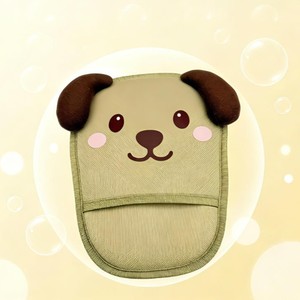 Pet Hair Removal Gloves Khaki One Size Animal Shape <b>Lint</b> <b>Remover</b> For Medium Sized Dog - Product Image 1