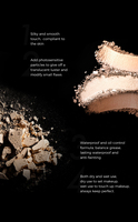 Palette de poudre pressée cosmétique waterproof, contrôle du sébum, marque privée, sans talc, naturelle, pour le visage, pour femme, accepte les petites commandes