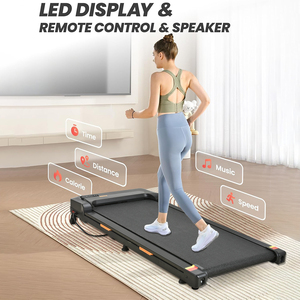 Hướng dẫn sử dụng nghiêng 1-6km Tốc độ phạm vi cơ giới Xây Dựng Cơ thể đi bộ Pad Máy chạy bộ cho nhà - Product Image 5