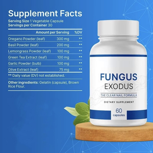 Capsules pour la santé des pieds pour une meilleure densité osseuse - Utilisation adulte 60 capsules Complément vitaminique OEM - Product Image 3