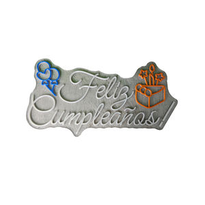 Feliz CumpleanosThere Hell Here Enseigne au néon pour décoration murale Art mural au néon Acrylique LED Lumières avec chaîne suspendue Décoration de chambre - Product Image 5