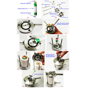 <span class=keywords><strong>18650</strong></span> сплит-типа <span class=keywords><strong>Swagelok</strong></span> ячейка для лаборатории - Product Image 4