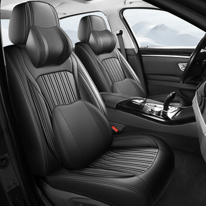 Ensemble complet de housses de siège de voiture universelles en cuir PVC avec coussin de siège de voiture pour les modèles Equinox et Silverado - Product Image 1