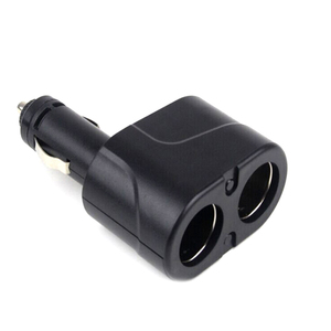 40W 2 enchufes encendedor de cigarrillos de coche <span class=keywords><strong>adaptador</strong></span> divisor de toma de corriente <span class=keywords><strong>doble</strong></span> 12V/24V cargador rápido <span class=keywords><strong>Adaptador</strong></span> electrónico de coche - Product Image 1