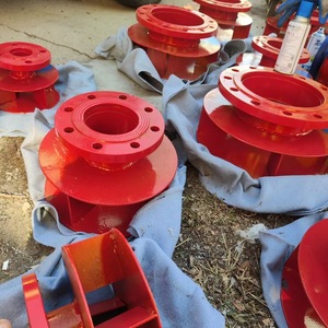 Prévention d'ondes de choc pour la lutte contre les incendies, à bride, en acier au carbone YQFX4 16, grande taille, revêtement poudré, durable, type pipeline - Product Image 3