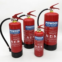 Extincteur à poudre sèche de qualité supérieure CE EN3 ISO 2KG 4KG 6KG 90% 70% avec valve CE pour la suppression des incendies