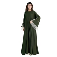 Abaya Ramadan pour femmes, vêtements de prière arabes islamiques de Dubaï, robes musulmanes pour femmes, Kebaya, Kaftan, Robe Musulmane Femme