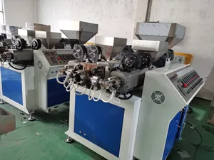 PE PP 3 Color Rattan Extruder Machine High Production Extrusion Line