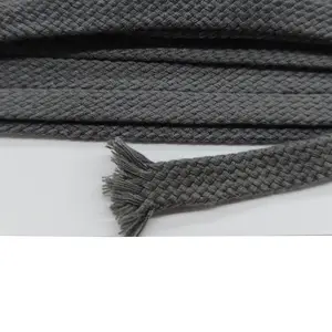 Non-Stretch, Solid and Durable Flat Braided Cotton Rope 