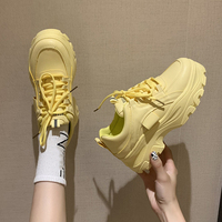 Baskets Chunky Tendance pour Femmes, Chaussures de Sport et de Tennis à Plateforme pour Femmes