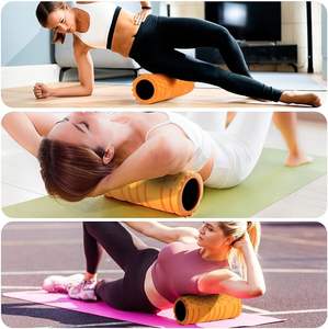 ZJFIT Großhandel Bunte Massage 2 in 1 Walze Elektrische Schaumstoff rolle Hoch dichte Schaumstoff rollen Übungs massage - Product Image 3