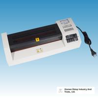 Machine à plastifier avec boîtier métallique, température réglable, plastifieuse pour photos et documents