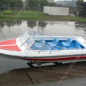 Outdoor Water sport Snelheid Snelle Boot buitenboordmotor glasvezel vissen jacht passenger boot