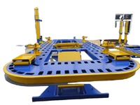 Banc de redressage de carrosserie automobile en acier M-6 avec tour de traction à 360° et capacité de levage de 3500 kg