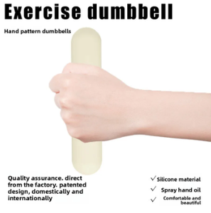 Mancuernas de Hierro Fundido Recubiertas de Goma para Mujer, Pesas Libres para Ejercicio en Casa, Pilates, Entrenamiento de Fuerza de Muñeca, Duraderas y Antideslizantes - Product Image 4