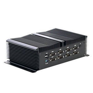 Mini PC industriel sans ventilateur Intel Core i7/i5 1355U/1335U 2.5G 2xDDR5 2xPCIe4.0 1xSATA 8xCOM GPIO Ordinateur NAS Pare-feu - Product Image 4