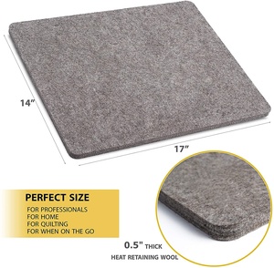 Tapis de fer en laine, 17x14 pouces, pour le <span class=keywords><strong>repassage</strong></span>, artisanat, DIY, haute qualité - Product Image 3