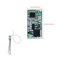 Code d'étude pour le contrôle de l'éclairage de scène 3,6-24V CC dans la bande lumineuse LED du module de réception sans fil super-hétérodyne
