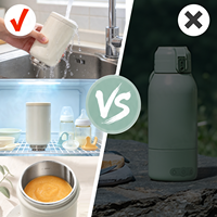 Nouveau design chauffe-biberon portable autonome 150W sans fil, chauffe-lait de qualité alimentaire, chauffe-biberon automatique pour bébé