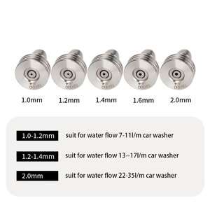 Embouts de <span class=keywords><strong>buse</strong></span> de nettoyeur haute pression à connecteur rapide en acier inoxydable 1/4 <span class=keywords><strong>buse</strong></span> de nettoyage de pistolet à eau haute pression pour Machine à laver de voiture - Product Image 3