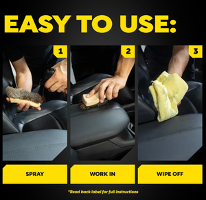 Limpiador y Acondicionador de Cuero Meguiar's Gold Class Rich 3 en 1 en Aerosol, No Grasoso, Protección UV Avanzada, <span class=keywords><strong>Brillo</strong></span> Protector de <span class=keywords><strong>Pintura</strong></span> 15.2 - Product Image 4