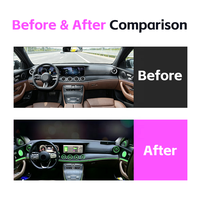 Haut-parleur rotatif 3D pour aérateurs avant et arrière avec éclairage d'ambiance 64 couleurs pour Mercedes-Benz Classe E W213